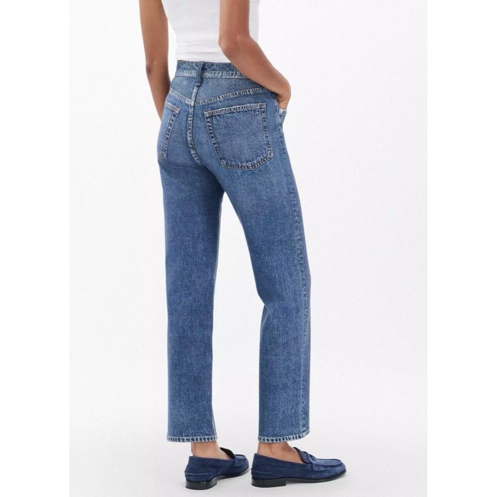 rag & bone Miramar Harlow Ankle Straight Pants Kimber Wash Size 28